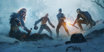 Wasteland 3 Artwork showing four different characters