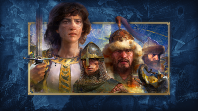 Age of Empires Characters in Gold Frame